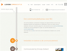 Tablet Screenshot of lievenscommunicatie.nl
